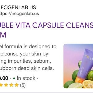 Double Vita Capsule Cleanser - Purple